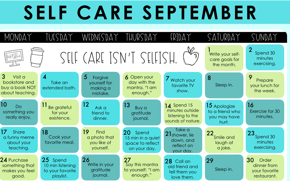  Self Care September