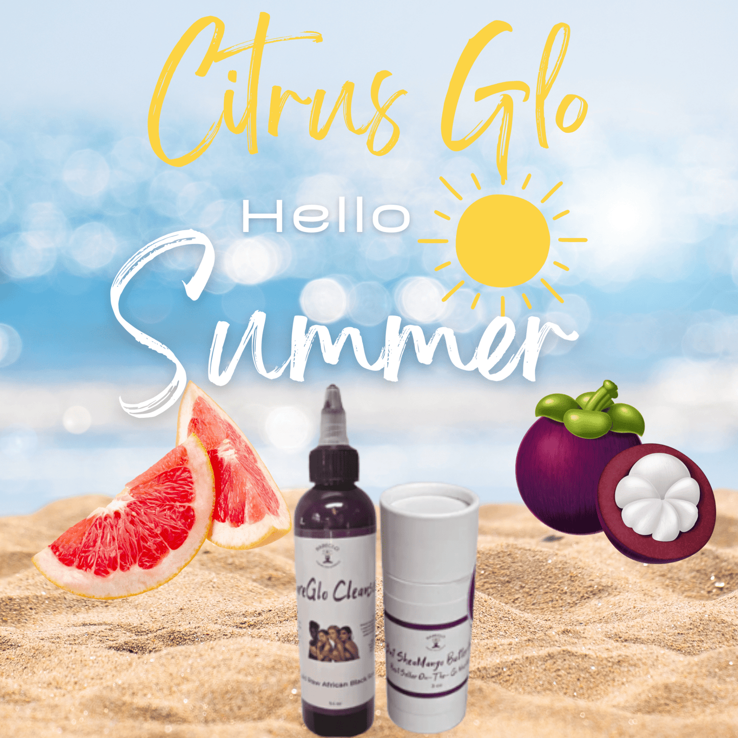 GLO Bath Bundle - RareGlo Organic Shea Products
