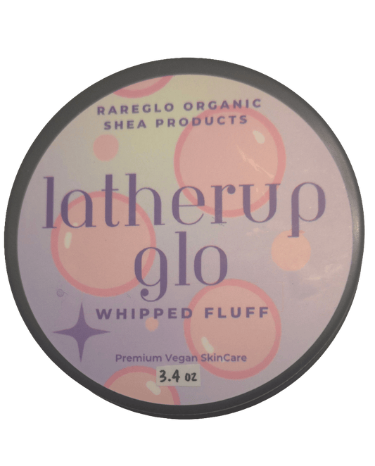 LatherUp Glo Whipped Soap - RareGlo Organic Shea Products
