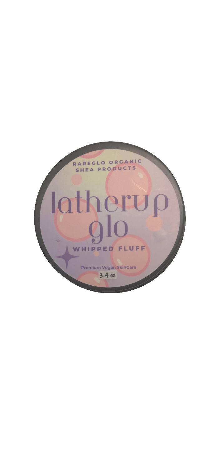LatherUp Glo Whipped Soap - RareGlo Organic Shea Products
