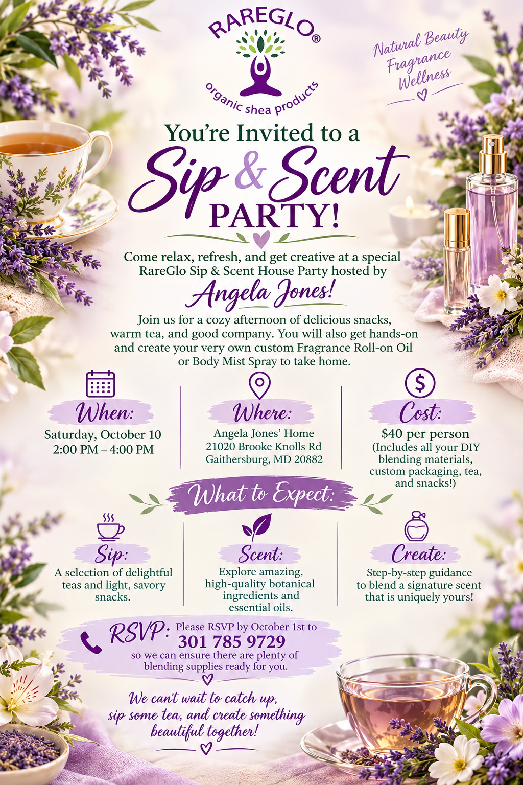 Sip & Scent Tea Party