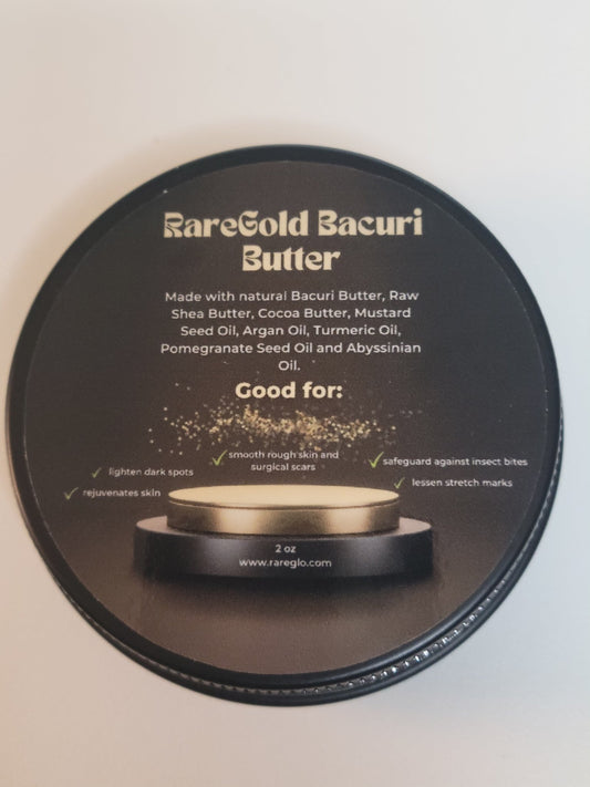 RareGold Bacuri Butter' - Relieves, scars, rashes, eczema.