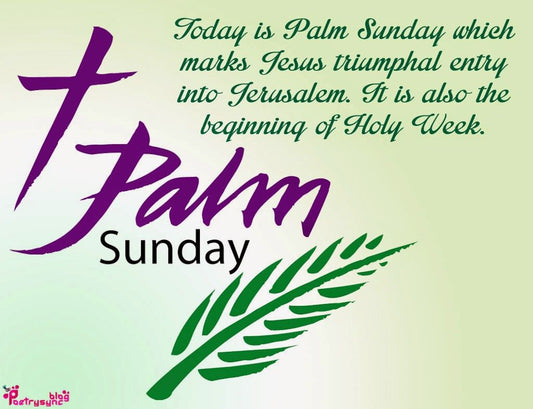 Happy Palm Sunday - RareGlo Organic Shea Products