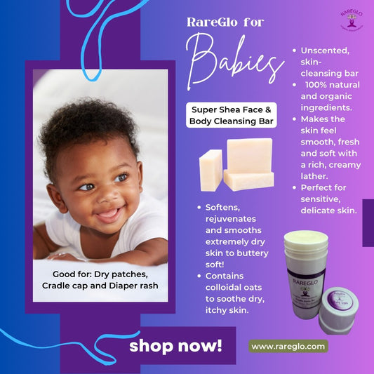 Baby Love BabyGlo Butter Bar - RareGlo Organic Shea Products