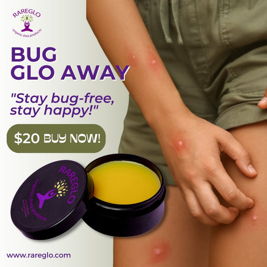 Bug Glo Away Balm - RareGlo Organic Shea Products