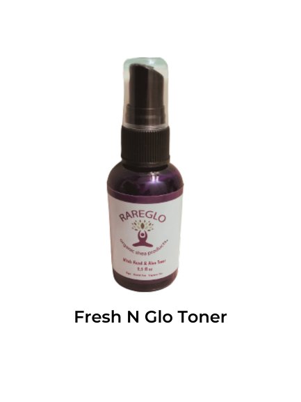 RareGlo Fresh N Glo Toner 3 fl oz - RareGlo Organic Shea Products