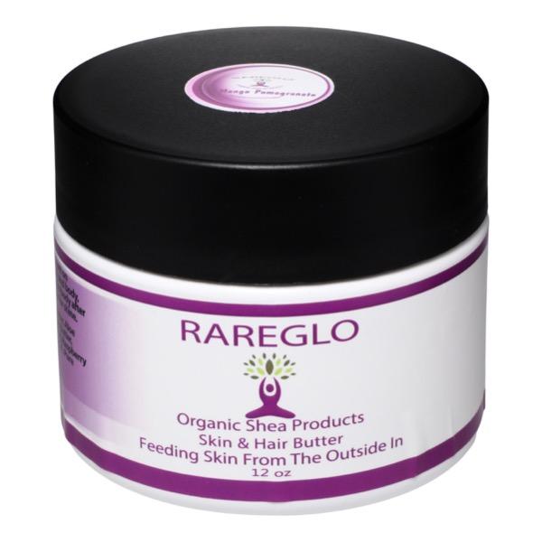 RareGlo Skin & Hair Butter 12 oz - RareGlo Organic Shea Products
