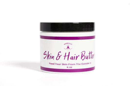 RareGlo Skin & Hair Butter 4 oz - RareGlo Organic Shea Products