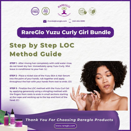 Yuzu Curl Oil - RareGlo Organic Shea Products