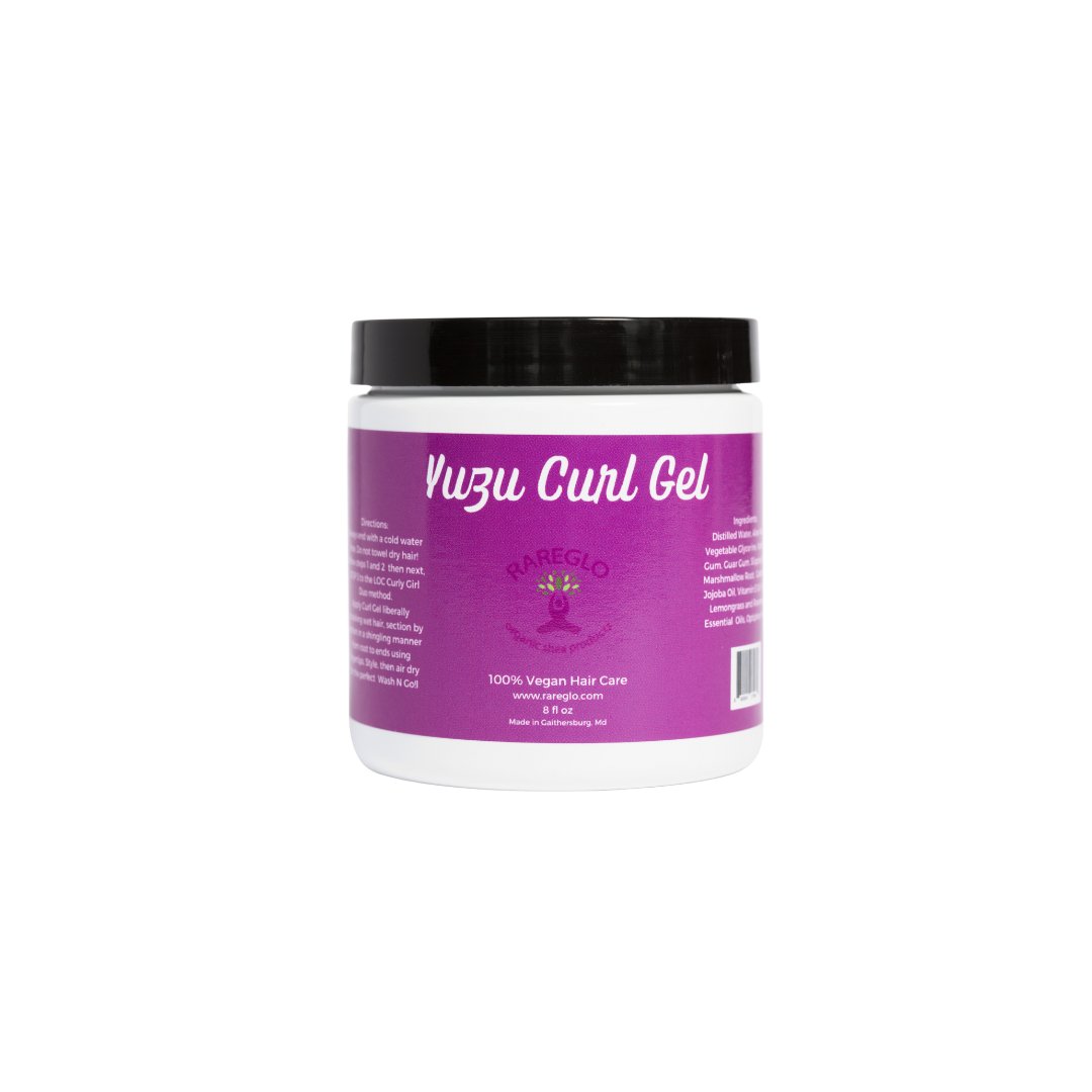 Yuzu Curly Girl Hair Gel Duo - RareGlo Organic Shea Products